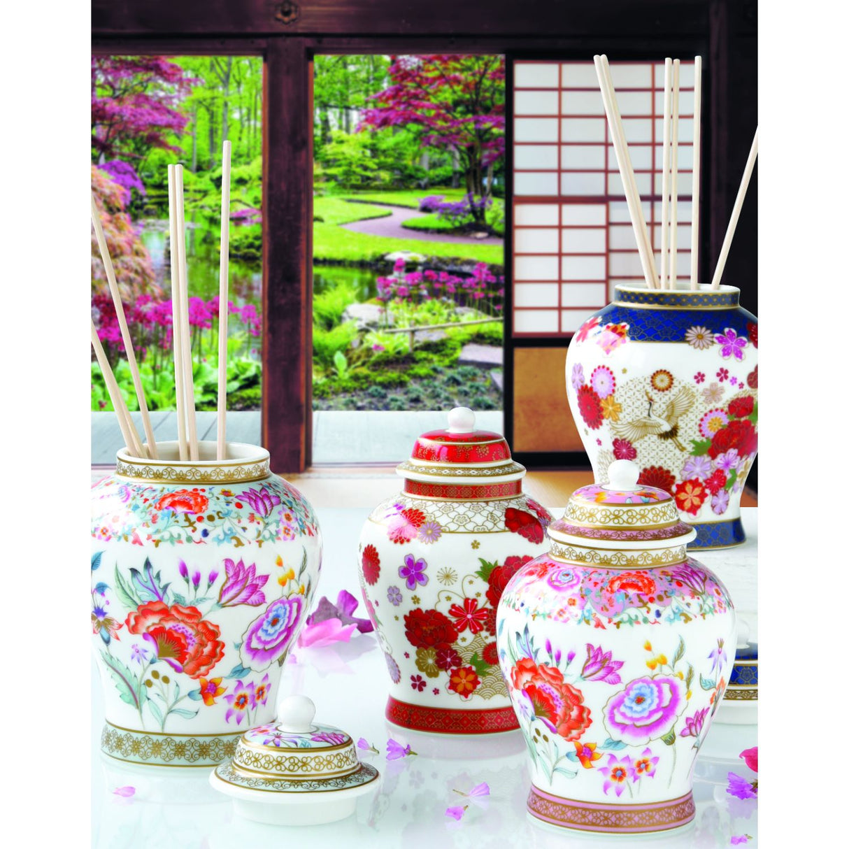 EASY LIFE Paradise Potiche Diffusore di Essenze 250ml Ceramica