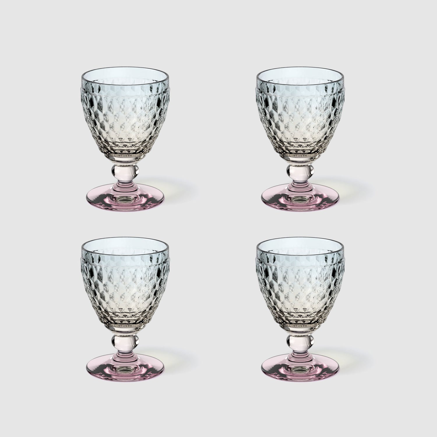 VILLEROY & BOCH Boston Pearl Bicchiere Calice Vino Bianco Set 4 Pezzi 125ml Cristallo