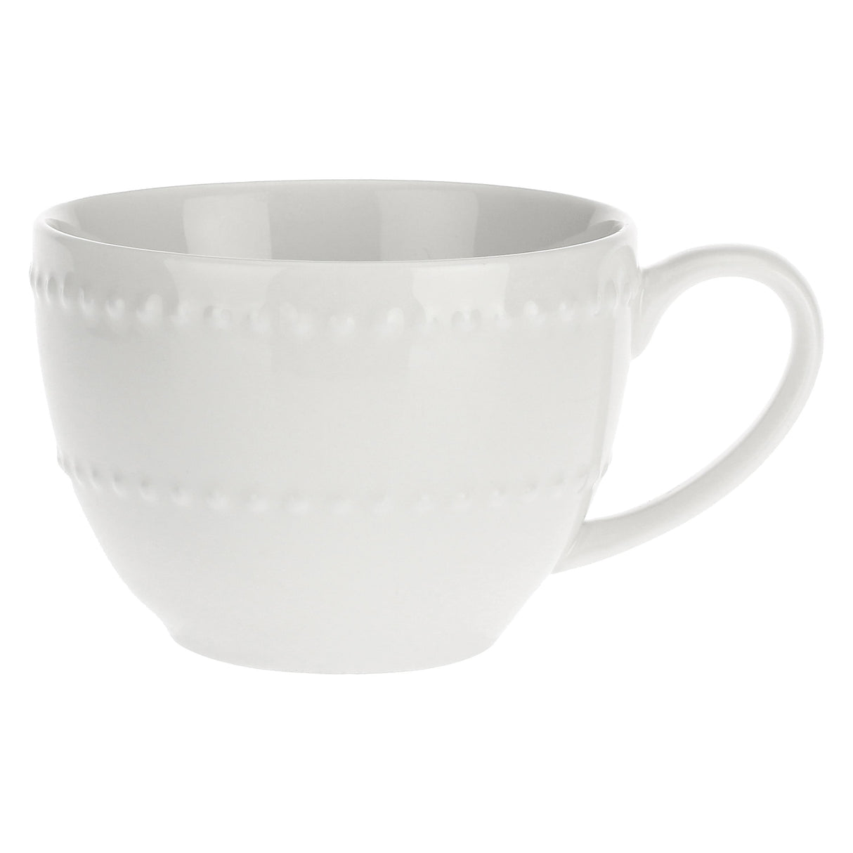 LA PORCELLANA BIANCA Collina Tazza Caffè Espresso con Piattino Set 6 Pezzi 100ml