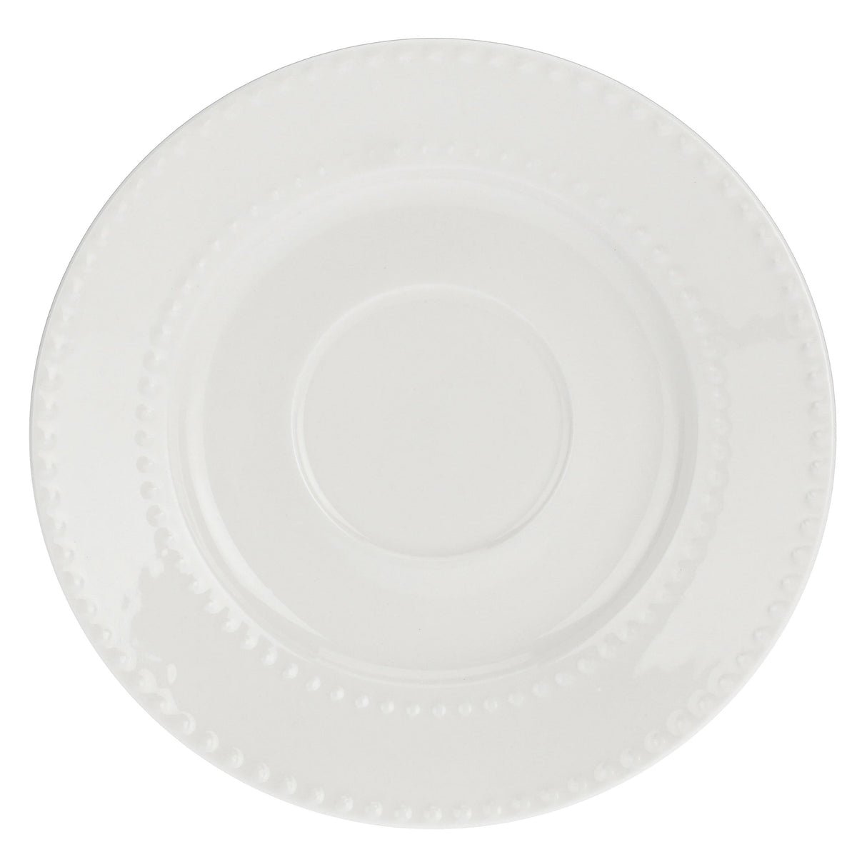 LA PORCELLANA BIANCA Collina Tea Cup and Saucer 350ml White Porcelain