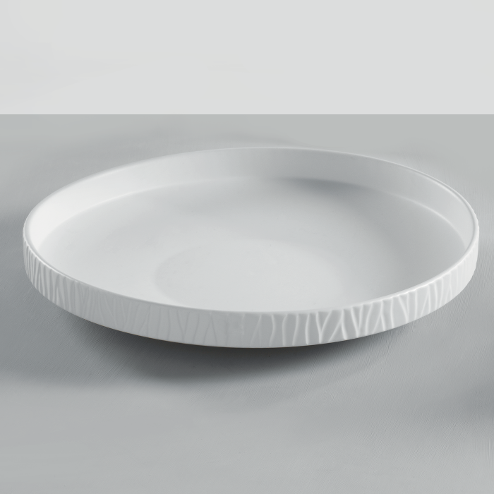MASCAGNI CASA Plate Tray 36cm White Ceramic