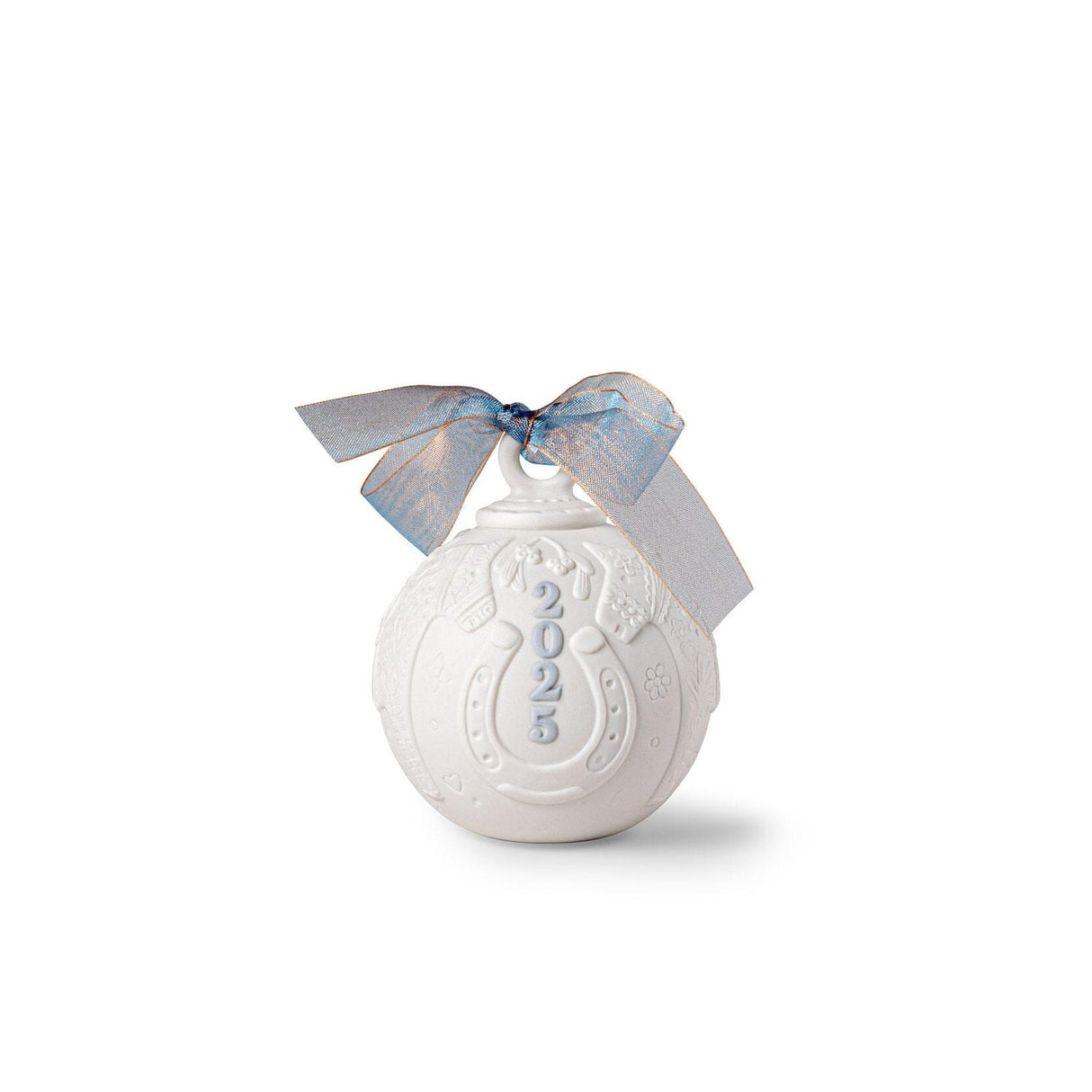 LLADRO' 2025 Palla di Natale 10x9cm Porcellana