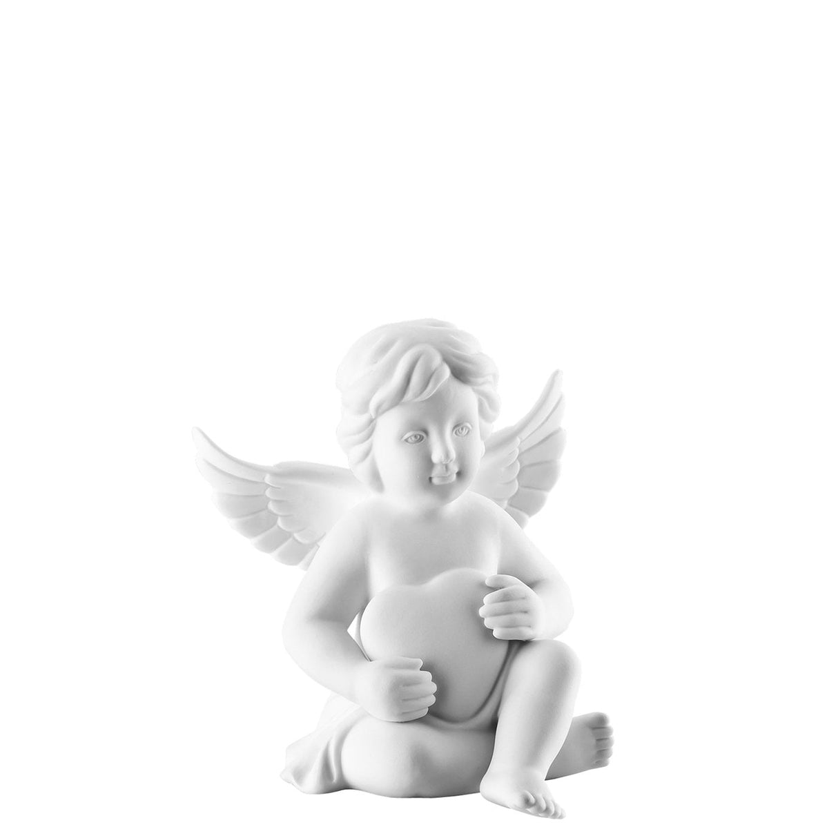 ROSENTHAL - Engel Mittel Angel with Heart 10cm Porcelain Decoration