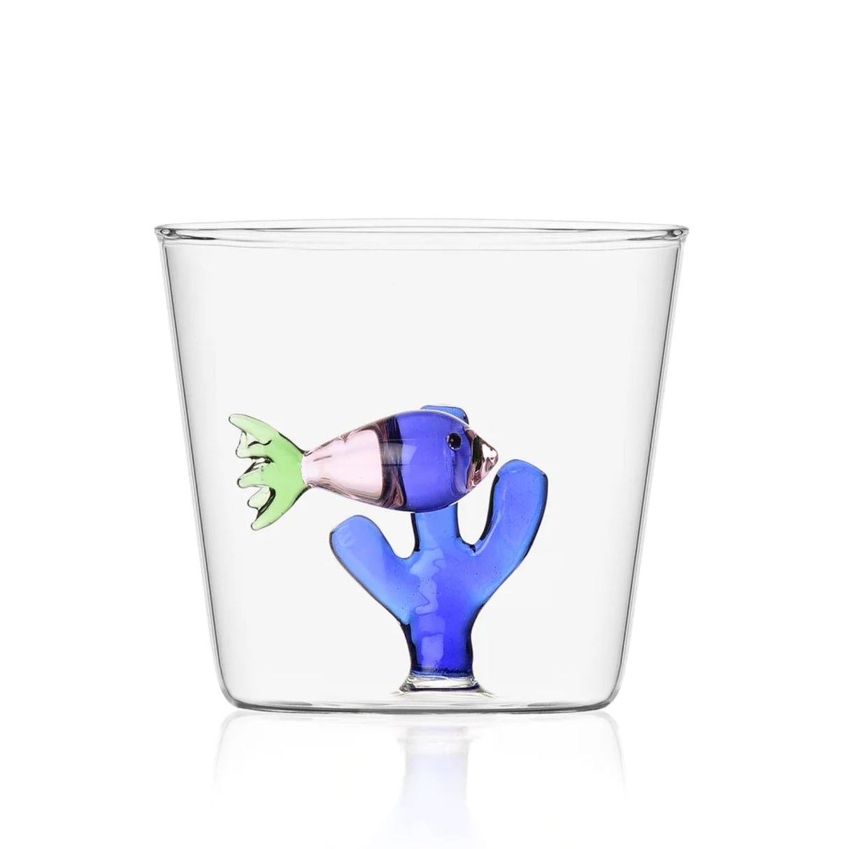 ICHENDORF Marine Garden Fish Set 6 Pieces Tumbler Glasses 8.5cm 350ml Borosilicate Glass