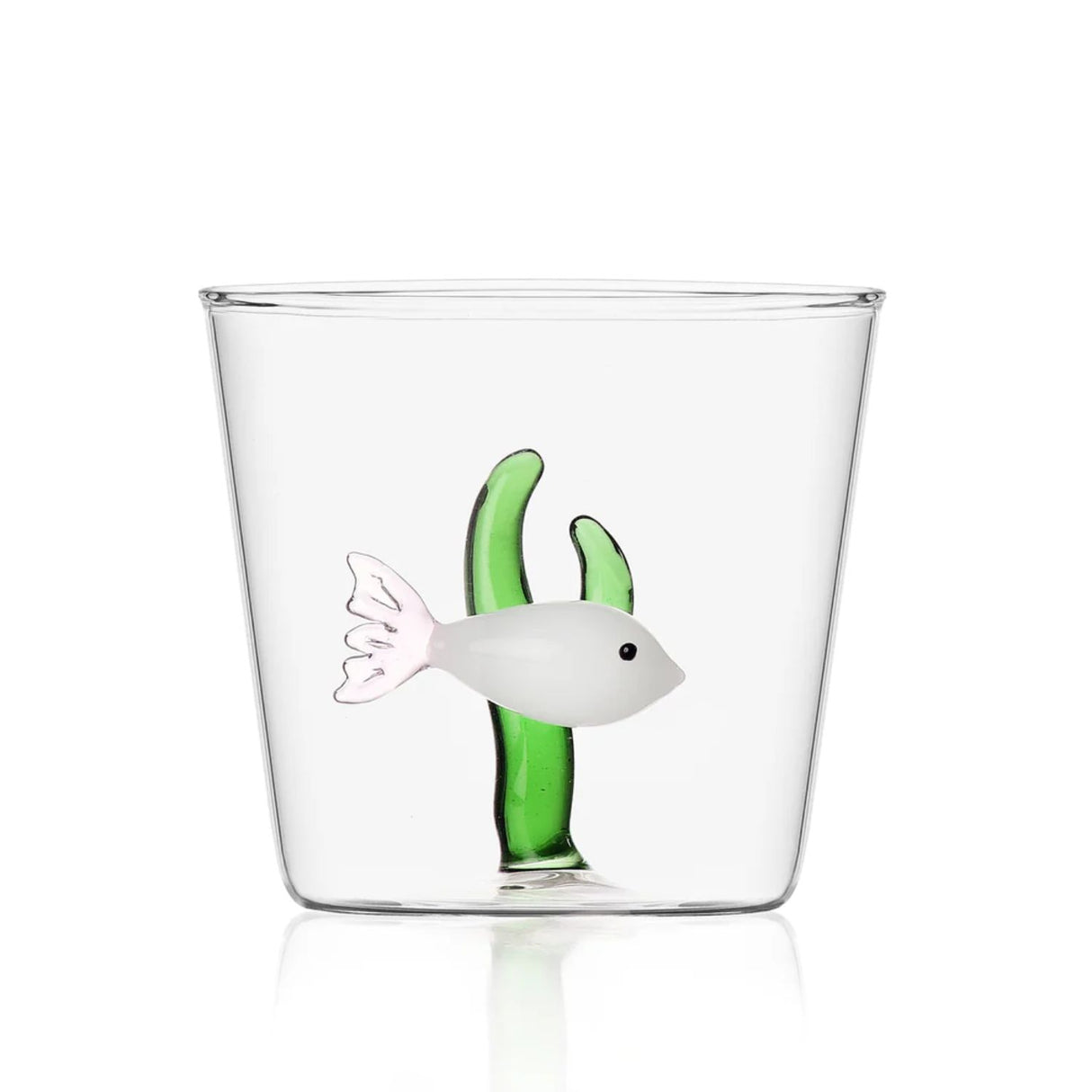 ICHENDORF Marine Garden Fish Set 6 Pieces Tumbler Glasses 8.5cm 350ml Borosilicate Glass