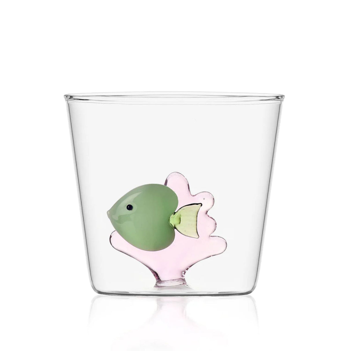 ICHENDORF Marine Garden Fish Set 6 Pieces Tumbler Glasses 8.5cm 350ml Borosilicate Glass