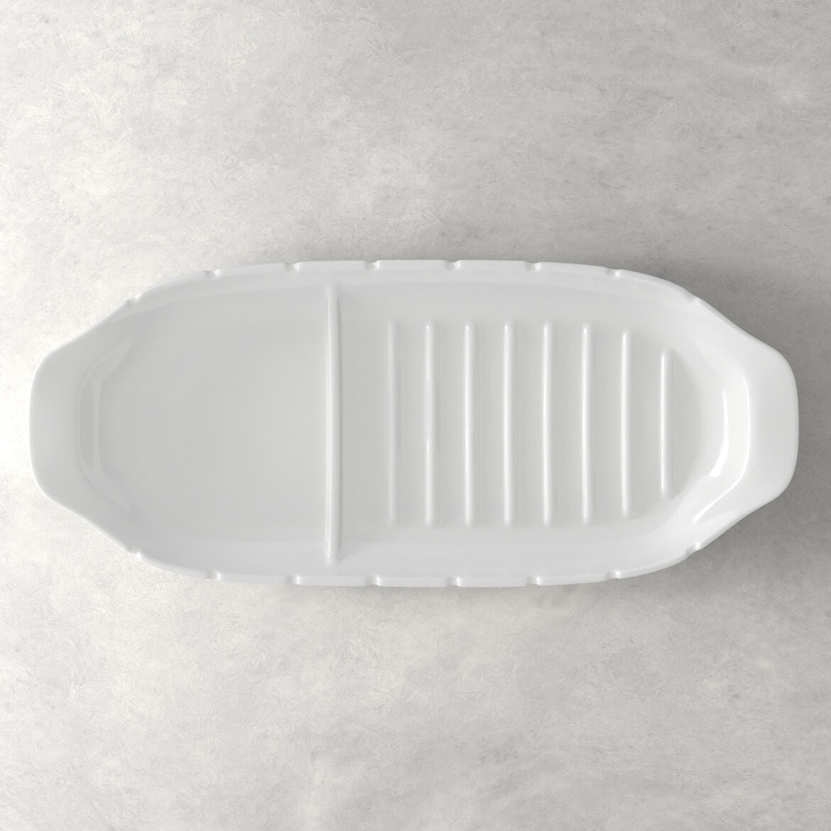 VILLEROY & BOCH BBQ Passion Serving Plate Tray for Skewers XL 52x22cm