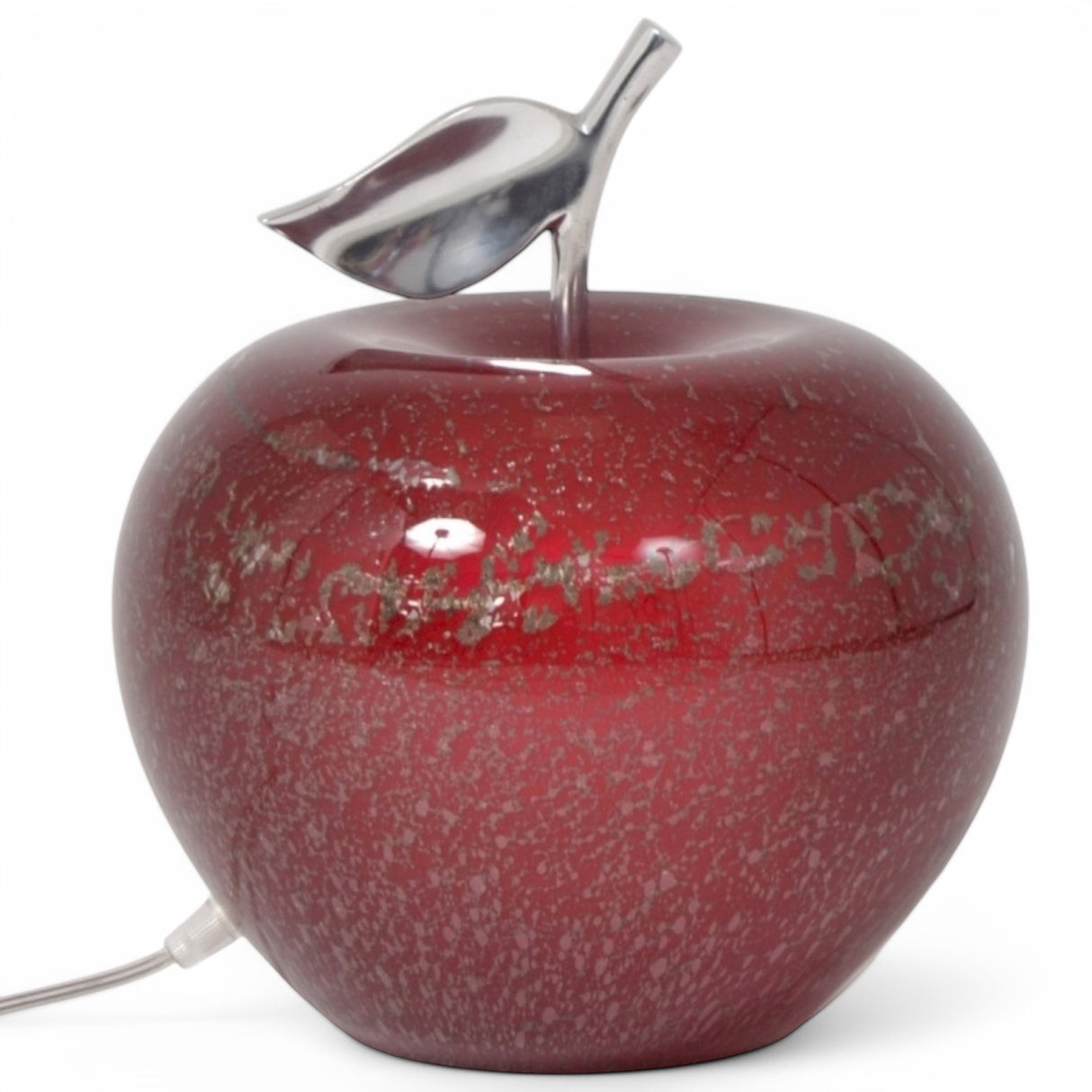 DRIMMER Manzana Lampada da Tavolo Mela 27x24cm Rosso Vetro