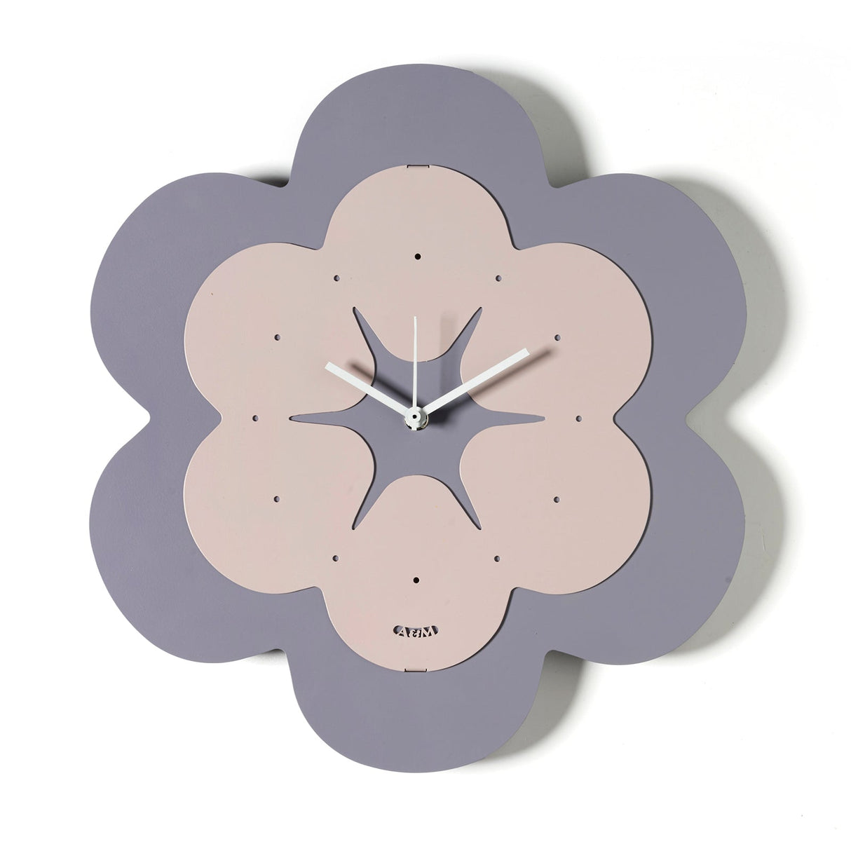 ARTI & MESTIERI Orologio a Forma di Fiore Florindo Glicine Gelso 35xcm