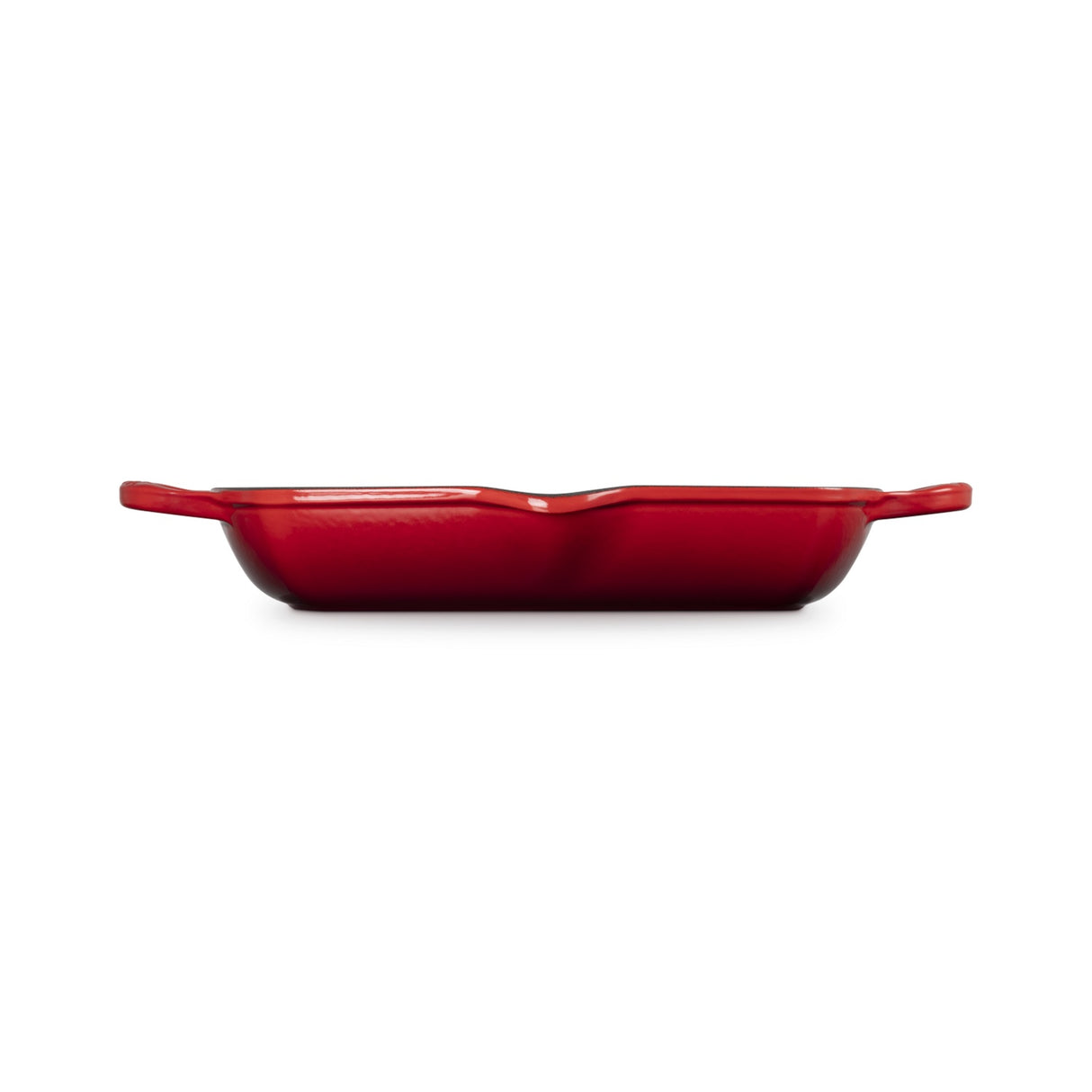 LE CREUSET Grill Quadrato Profondo Evolution 30cm Ghisa Vetrificata Ciliegia