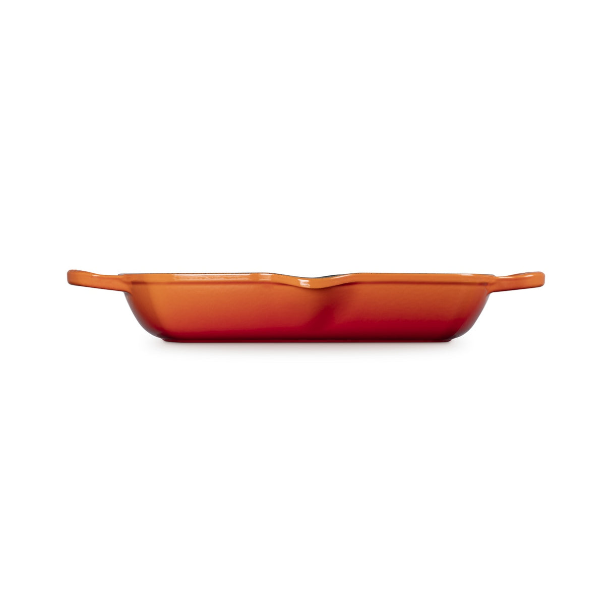 LE CREUSET Deep Square Grill Evolution 30cm Orange Vitrified Cast Iron