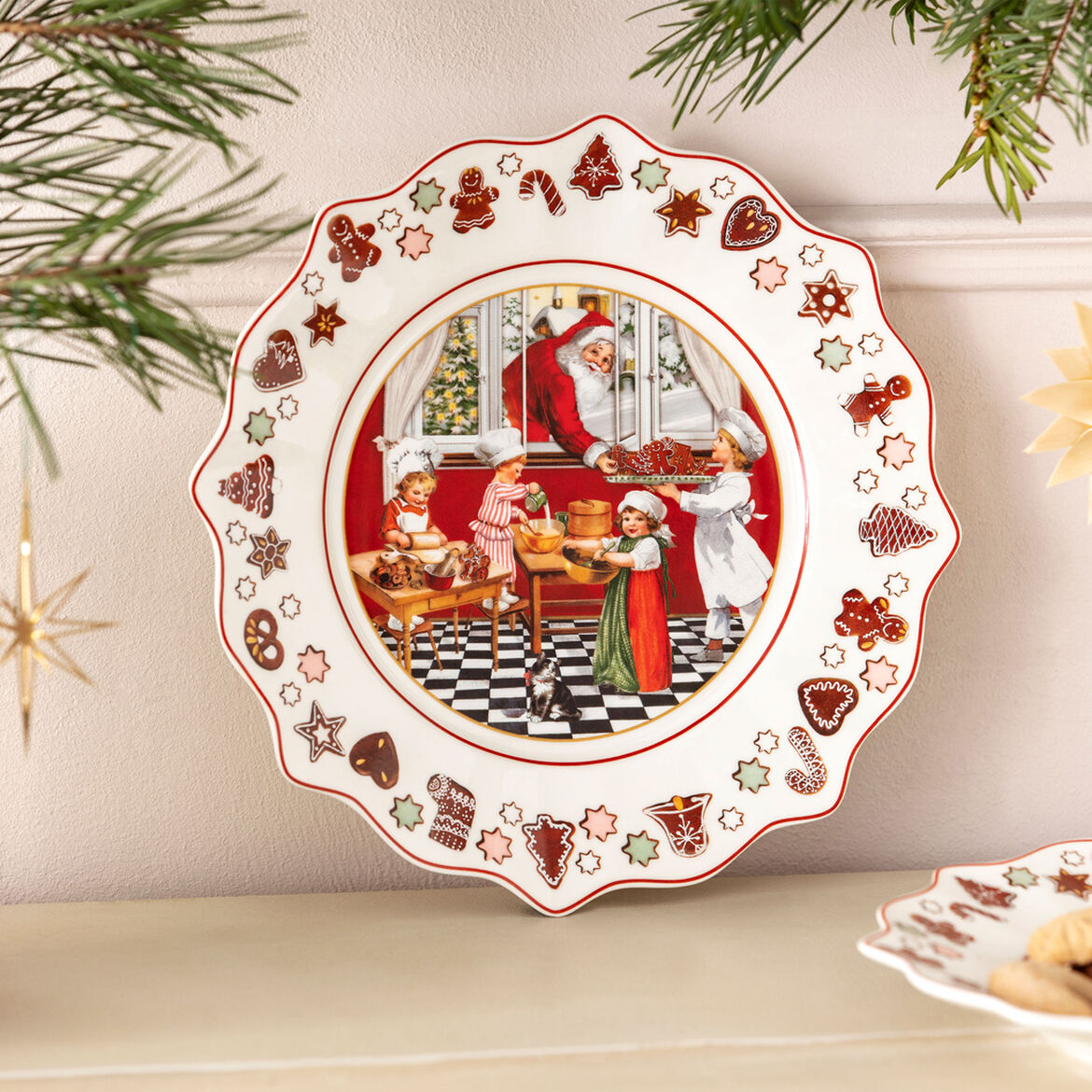 VILLEROY & BOCH Annual Christmas Edition 2023 Piatto 23,5cm Porcellana Tavola di Natale