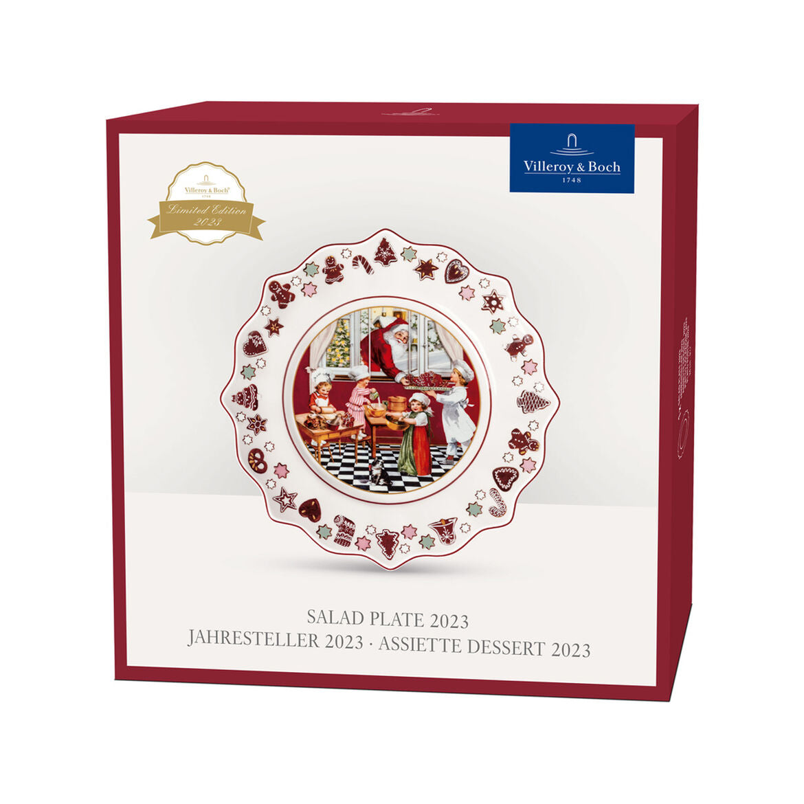 VILLEROY & BOCH Annual Christmas Edition 2023 Piatto 23,5cm Porcellana Tavola di Natale