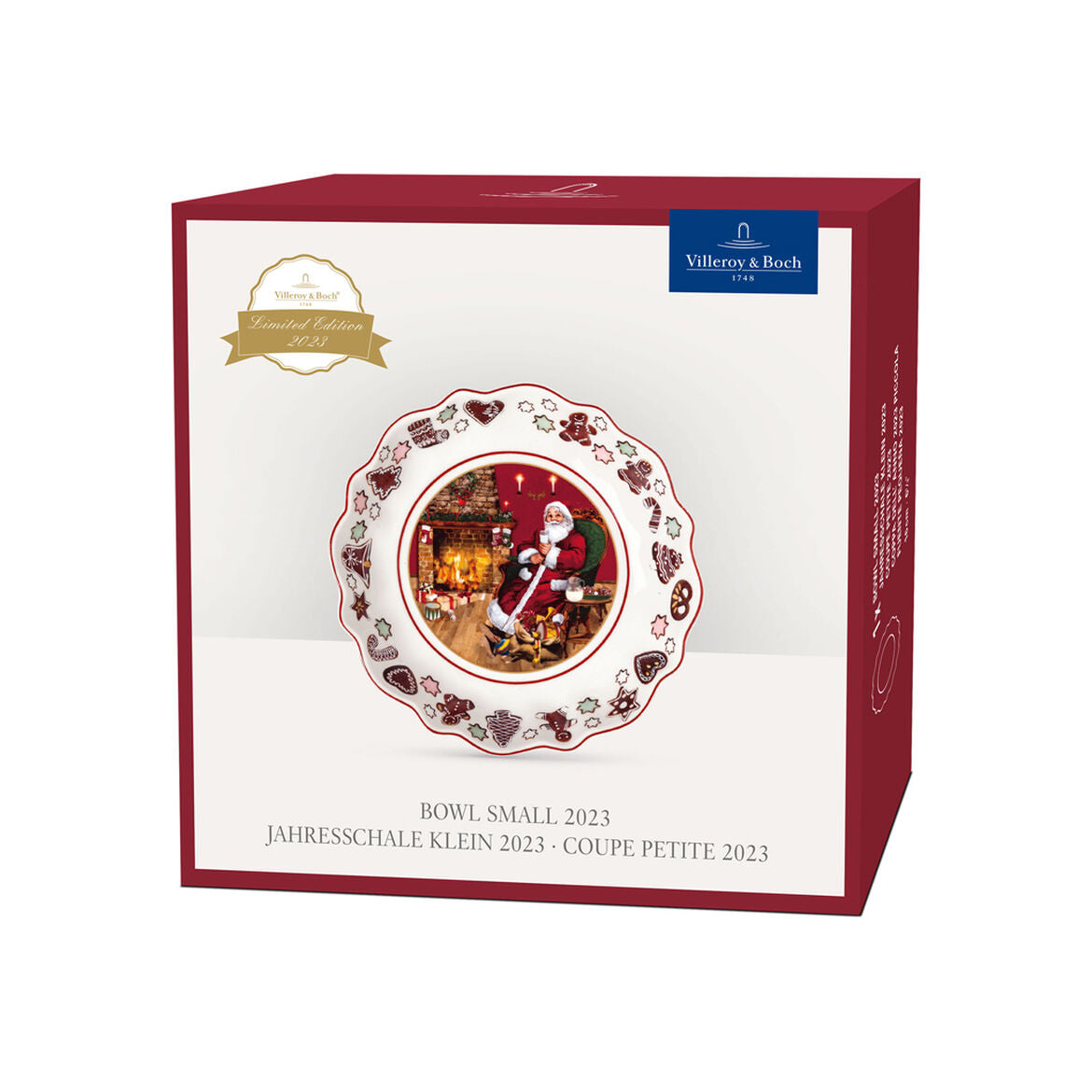 VILLEROY & BOCH Annual Christmas Edition 2023 Ciotola Coppa 16,5cm Porcellana Tavola di Natale