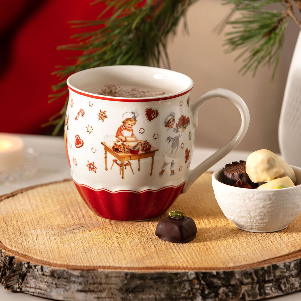 VILLEROY & BOCH Annual Christmas Edition 2023 Tazza MUG 380ml Porcellana Tavola di Natale