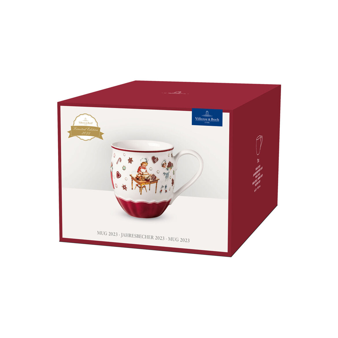 VILLEROY & BOCH Annual Christmas Edition 2023 Tazza MUG 380ml Porcellana Tavola di Natale