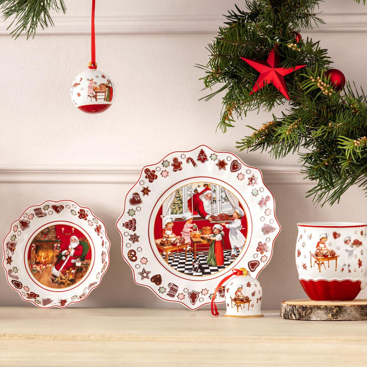 VILLEROY & BOCH Annual Christmas Edition 2023 Sfera Pallina 8cm Porcellana