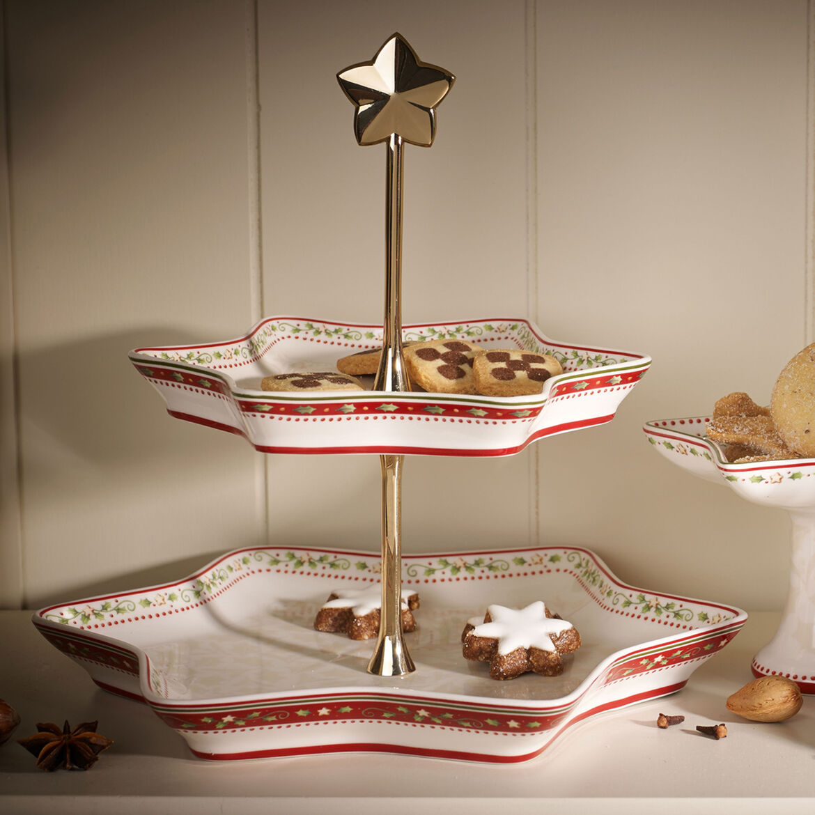VILLEROY & BOCH Winter Bakery Delight Alzata Etagere 27cm Tavola di Natale
