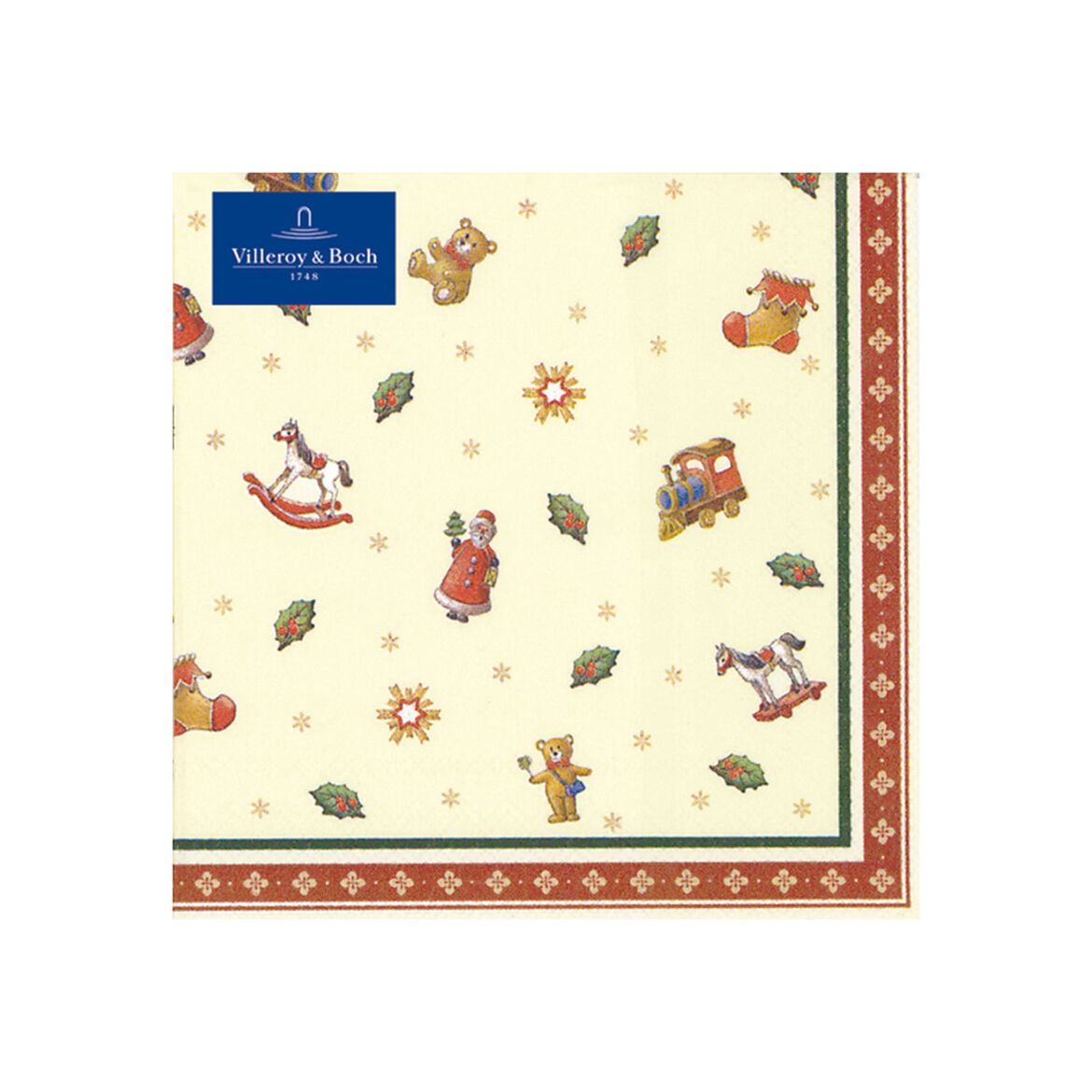 VILLEROY & BOCH Winter Specials Toys Tovagliolo Piccolo 25x25cm Giocattoli 20 Pezzi