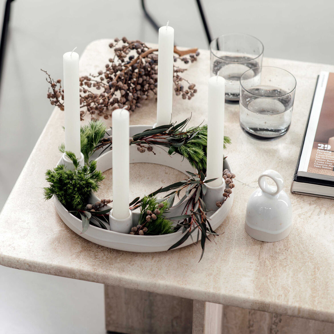 VILLEROY & BOCH Winter Glow Bicchiere da Acqua Set 2 Pezzi 200ml Cristallo Tavola di Natale