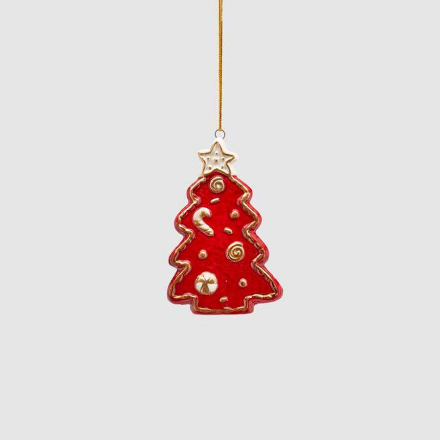EDG Enzo De Gasperi Appendino Addobbo Albero di Natale 9cm Pino