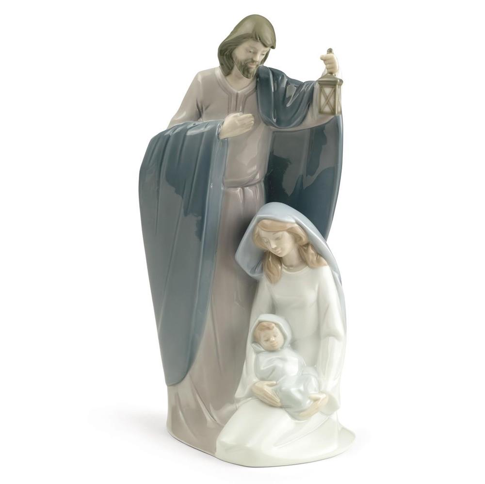 NAO Figura Statua Porcellana Natività È Nato il Salvatore 26cm Natale