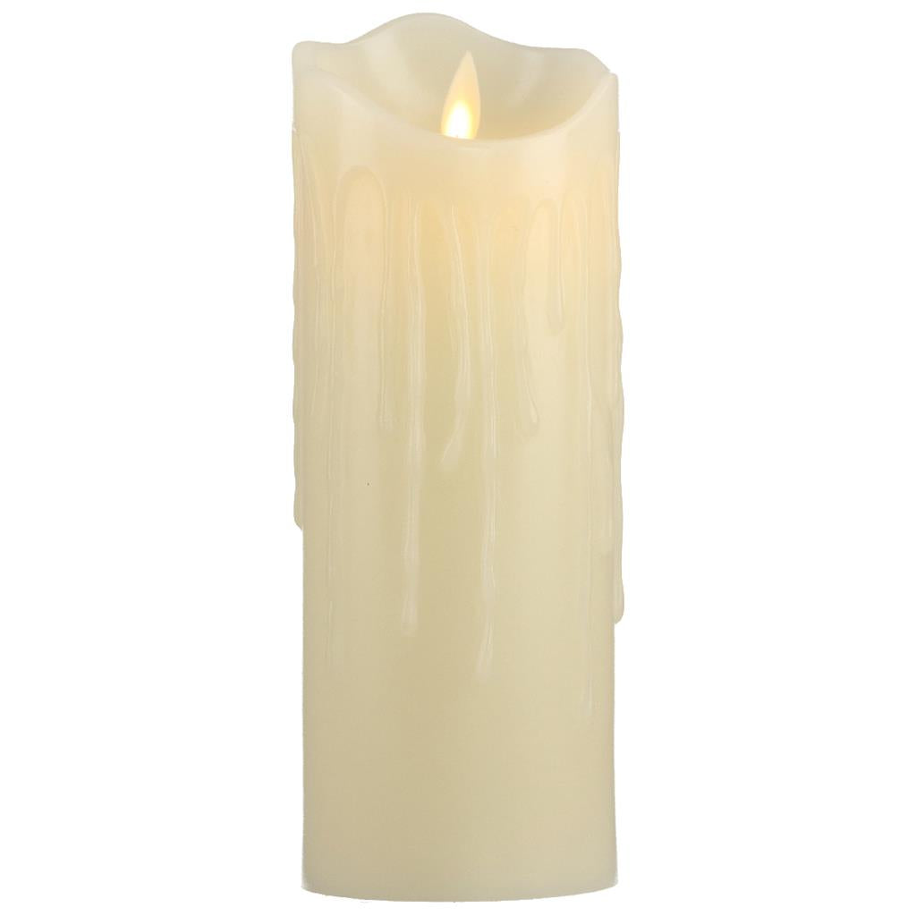 TIMSTOR - Candela Decorazione Natalizia 20cm LED Effetto Reale Natale