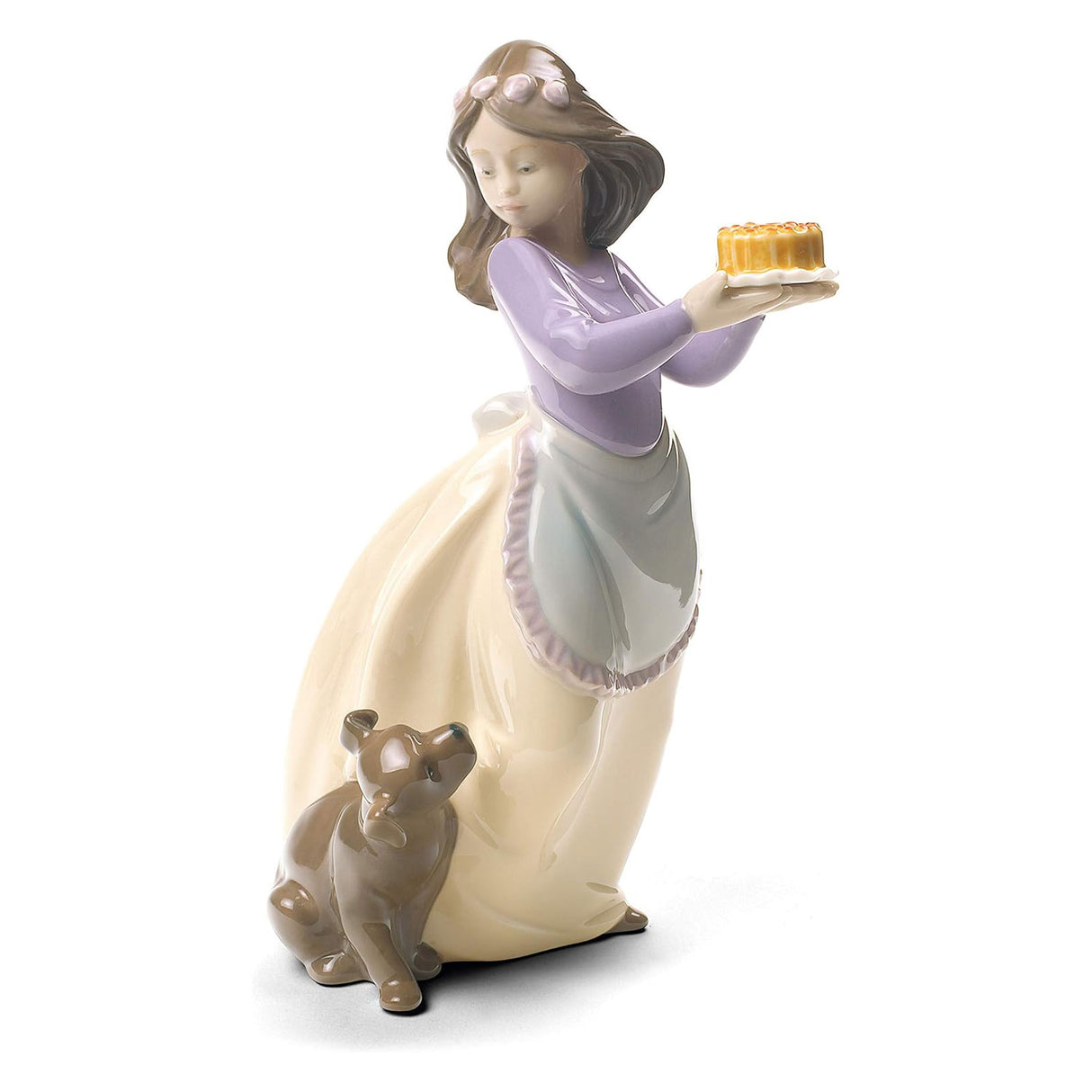 NAO Scultura Figura Compleanno del Cane 19cm Edizione Speciale Porcellana