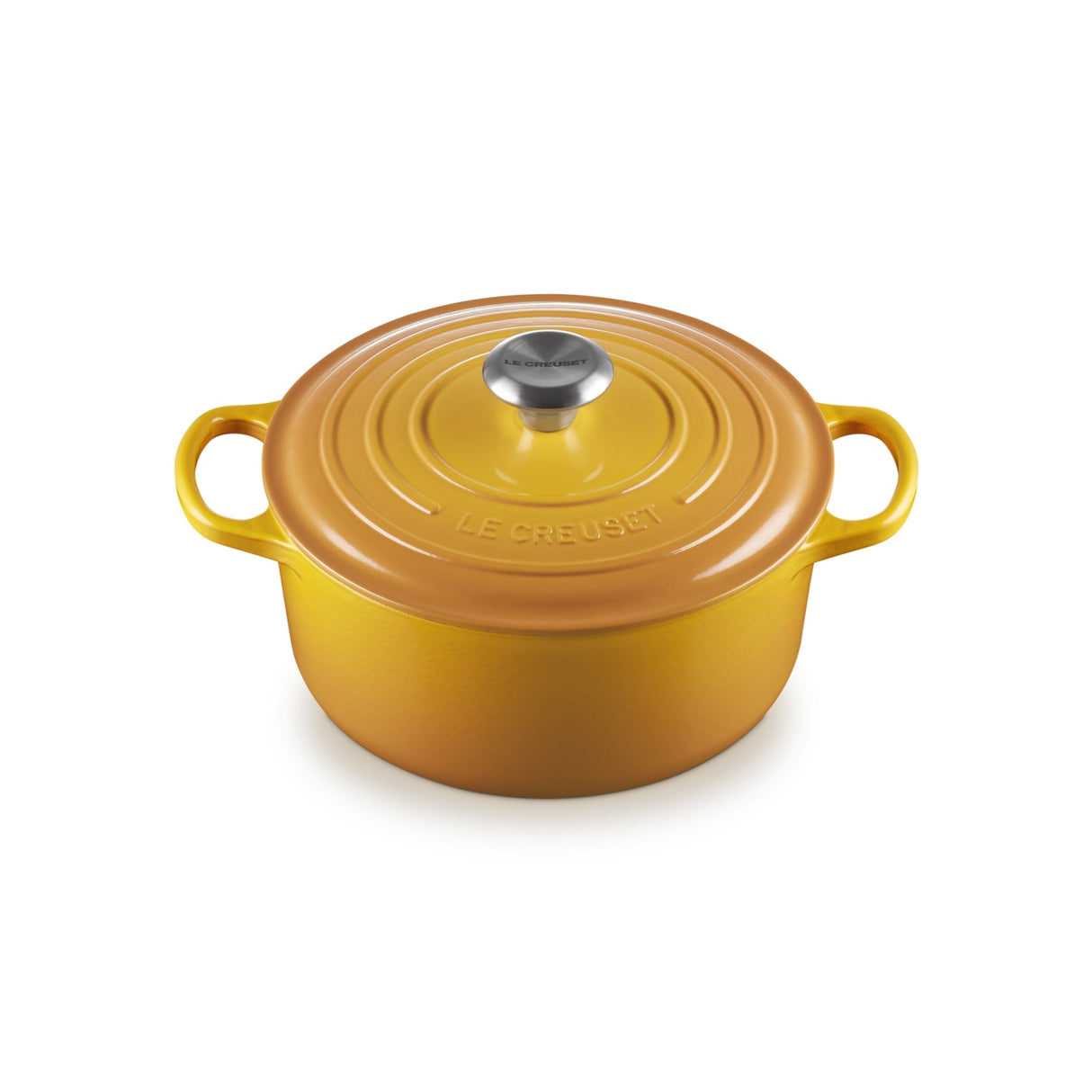LE CREUSET Cocotte Round Evolution 24cm Nectar Vitrified Cast Iron
