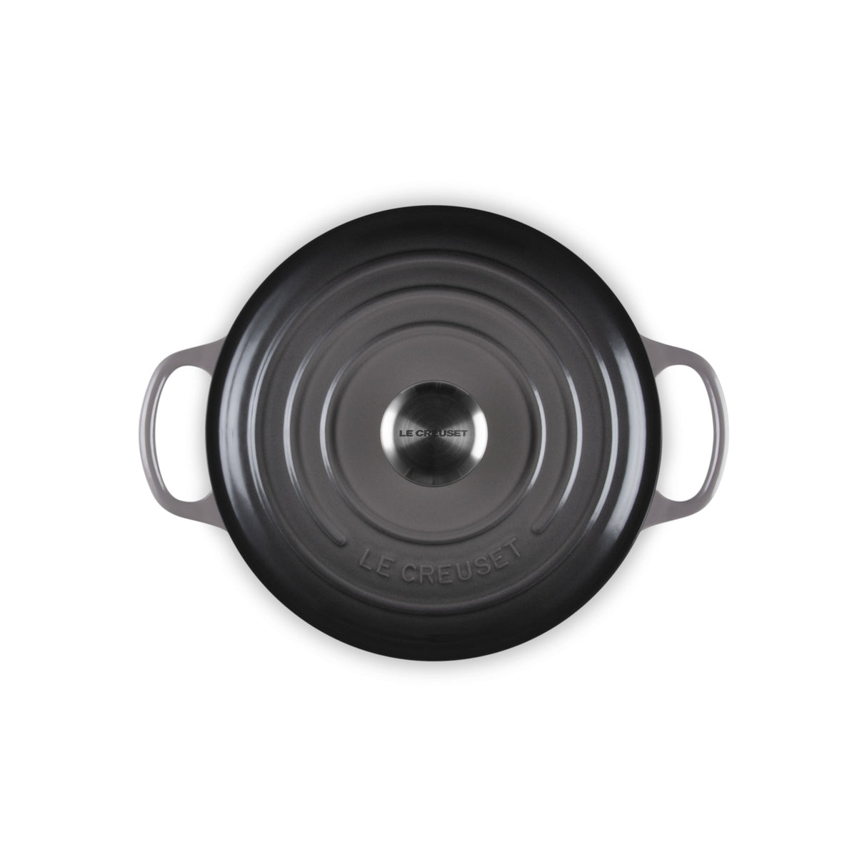 LE CREUSET Cocotte Round Evolution 24cm Flint Vitrified Cast Iron