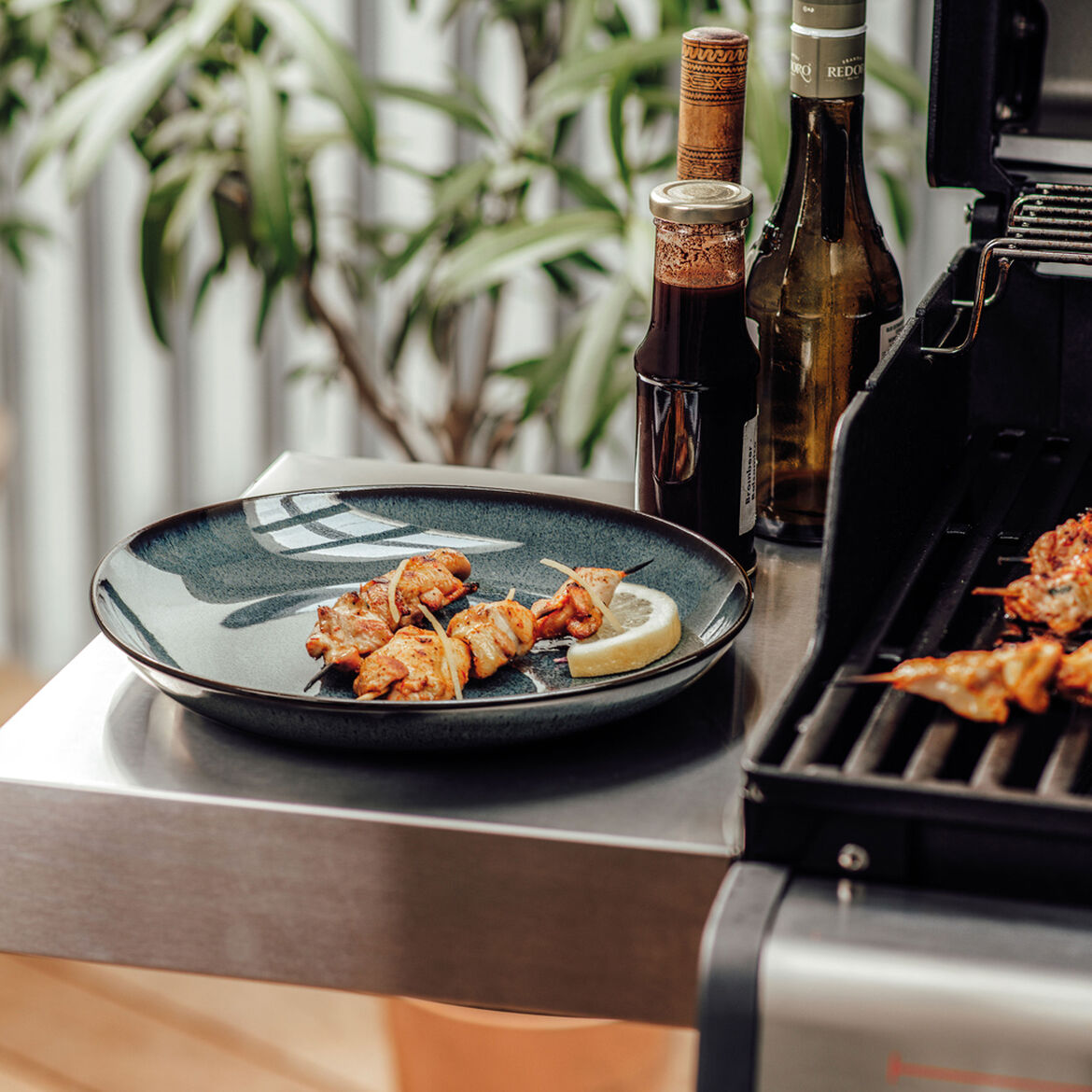 VILLEROY & BOCH Lave Gris Dinner Plate 28cm Set 6 Pieces Terracotta