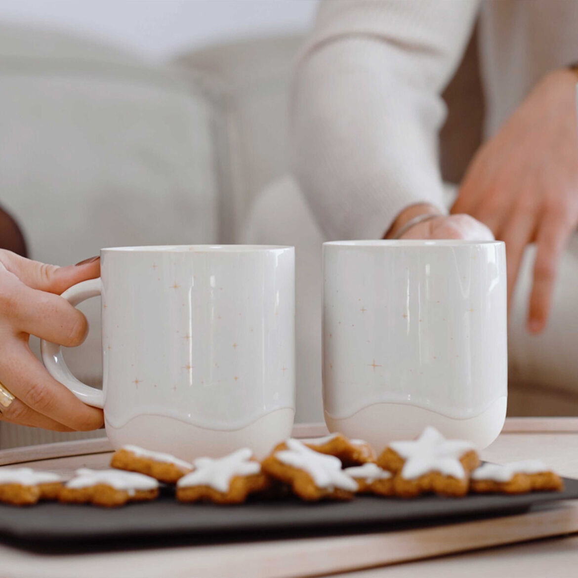 VILLEROY & BOCH Winter Glow MUG Tazza con Manico 350ml Porcellana Tavola di Natale