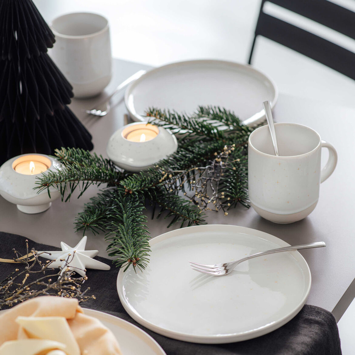 VILLEROY & BOCH Winter Glow MUG Tazza con Manico 350ml Porcellana Tavola di Natale