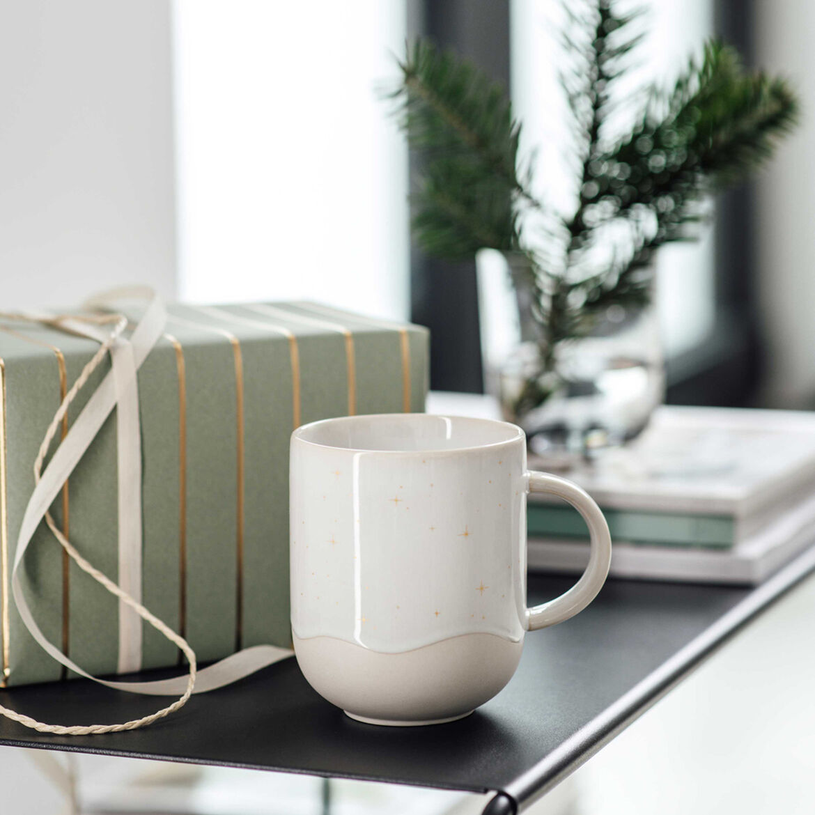 VILLEROY & BOCH Winter Glow MUG Tazza con Manico 350ml Porcellana Tavola di Natale