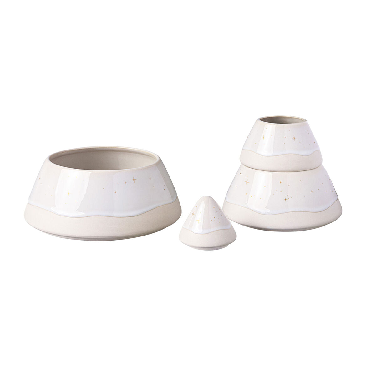 VILLEROY & BOCH Winter Glow Scatola Biscottiera Albero 18cm Porcellana