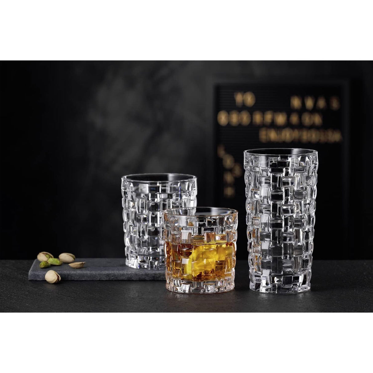 NACHTMANN Bossa Nova Set 18 Pezzi Bicchiere Long Drink Whisky Acqua Cristallo