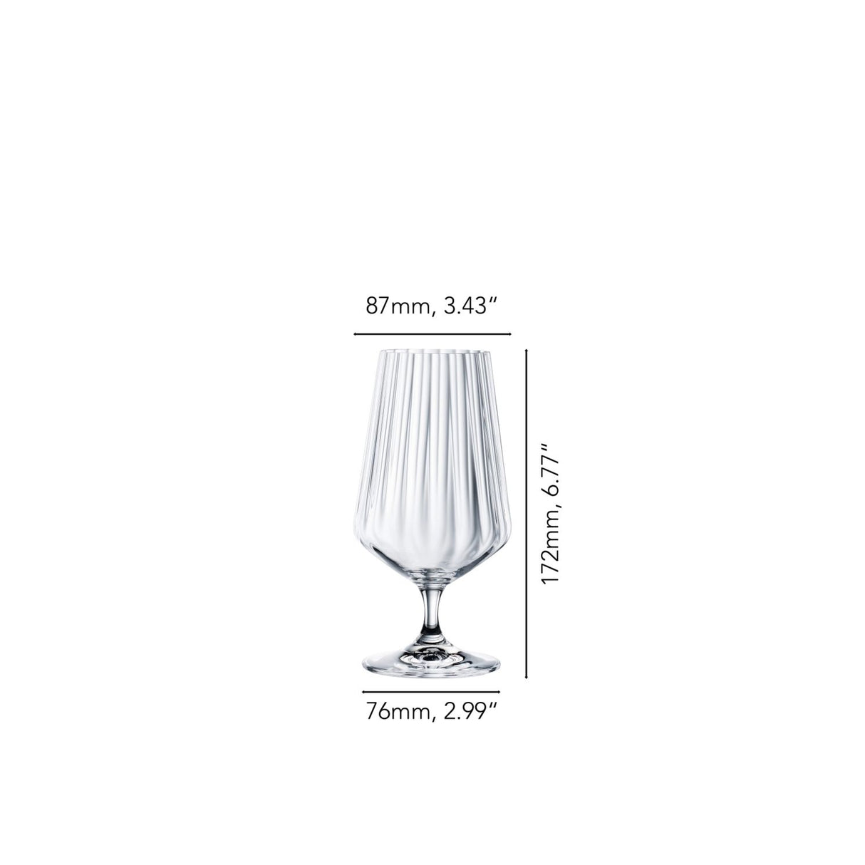 NACHTMANN Bicchiere Coppa da Birra 380ml Cristallo Celebration Beer Glass