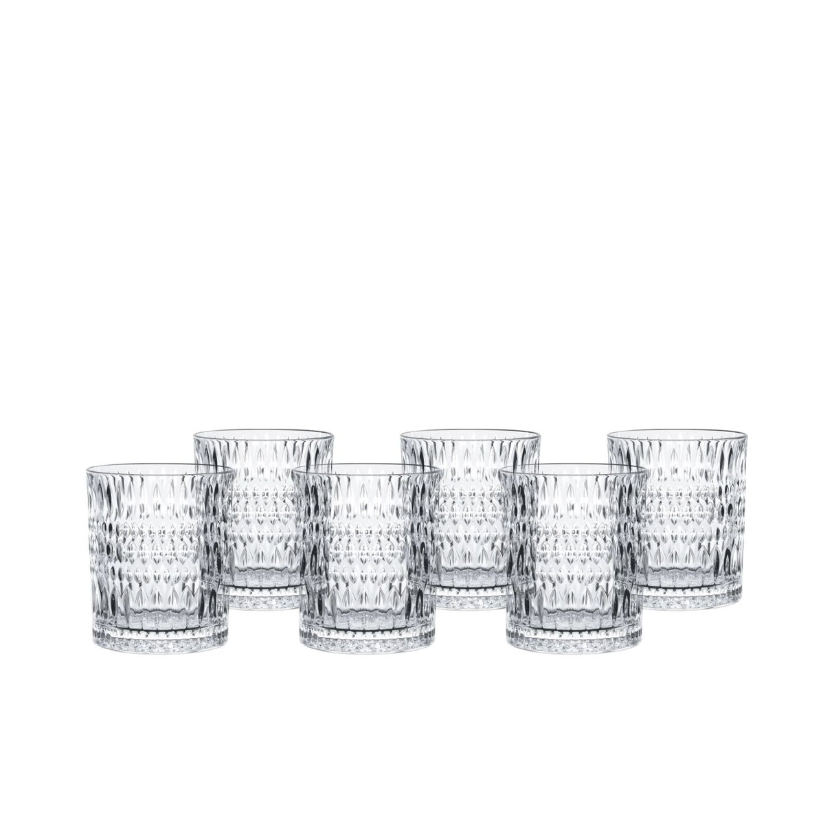 NACHTMANN Ethno Tumbler Whiskey Tumbler Glass Set 6 Pieces 304ml Crystal