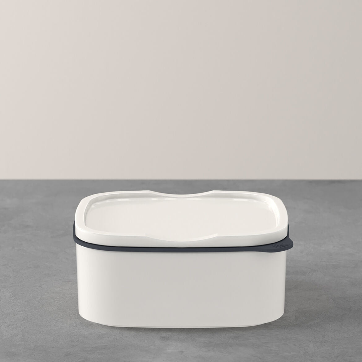 VILLEROY & BOCH - ToGo&ToStay Lunch Box, 13x10x6cm, Square, White