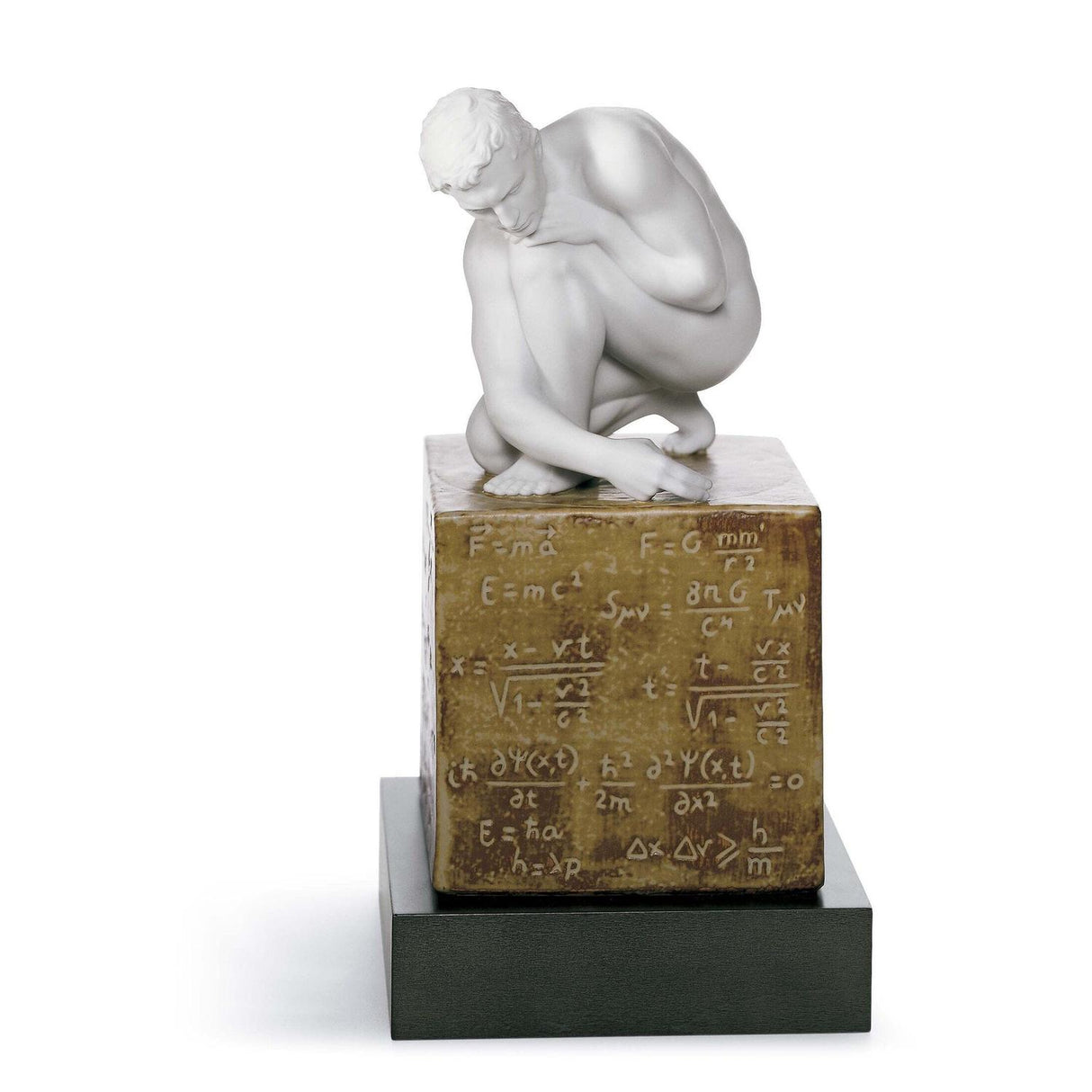 LLADRO' Figurina Uomo Scientia 31x16cm Porcellana