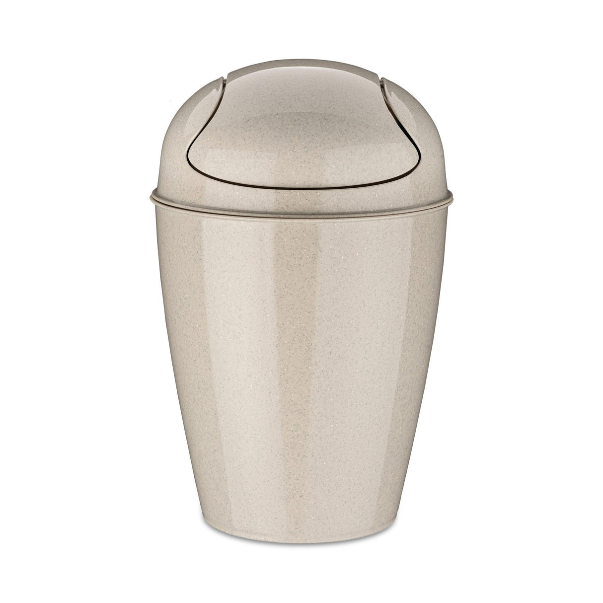 KOZIOL Small Bathroom Waste Paper Bin DEL XS 24cm 2L 100% Recycled Plastic Sand
