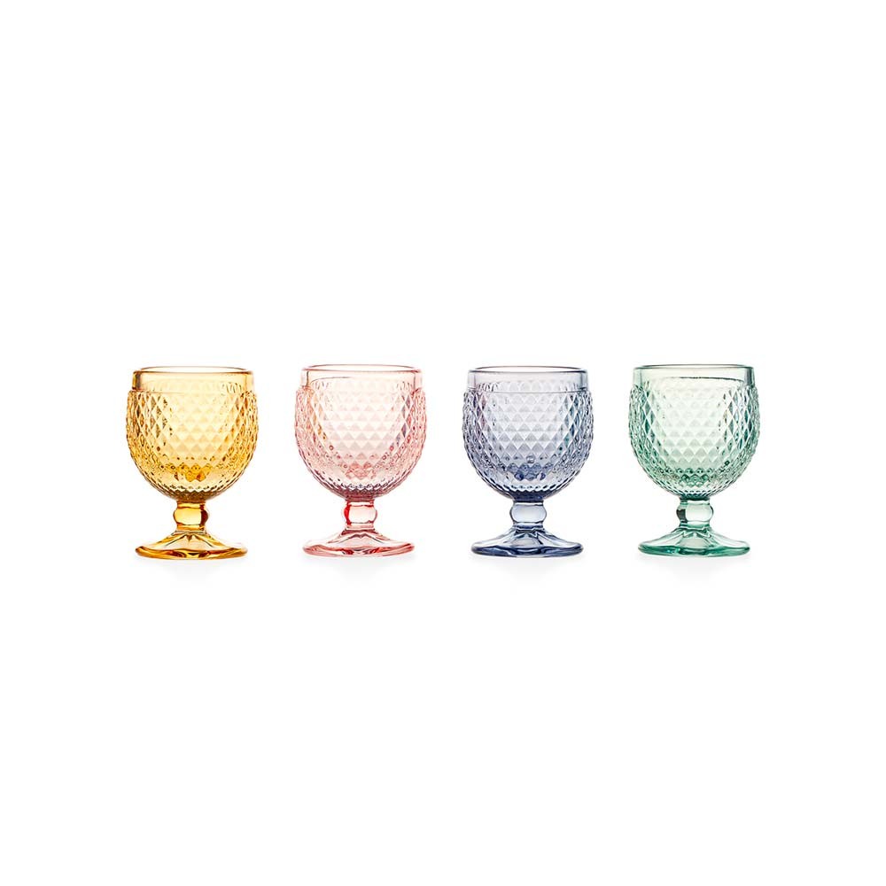 EMÒ ITALIA Convivium Set 4 Bicchierini da Liquore Colorati 7cm