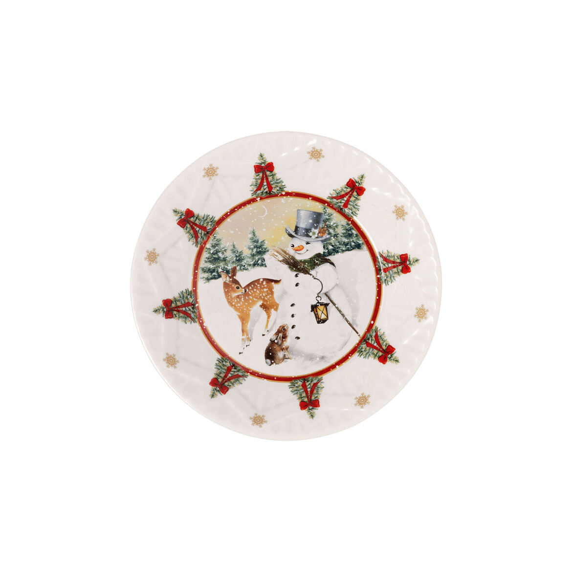 VILLEROY & BOCH Toy's Fantasy Ciotola Coppa Pupazzo di Neve 16,5cm Porcellana Tavola di Natale