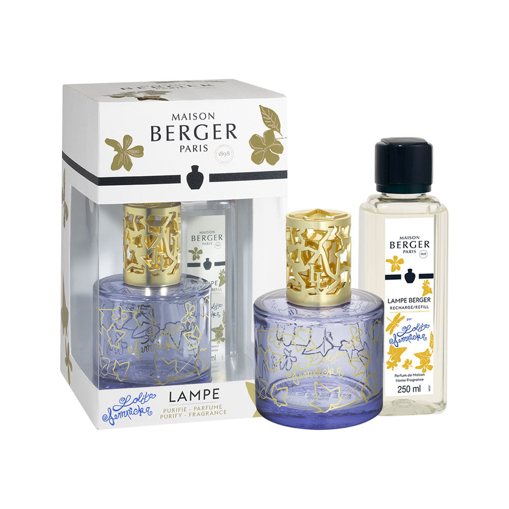 LAMPE BERGER Lampada Catalitica Pure Lolita Lempicka Parme con Flacone 250ml Lolita Lempicka