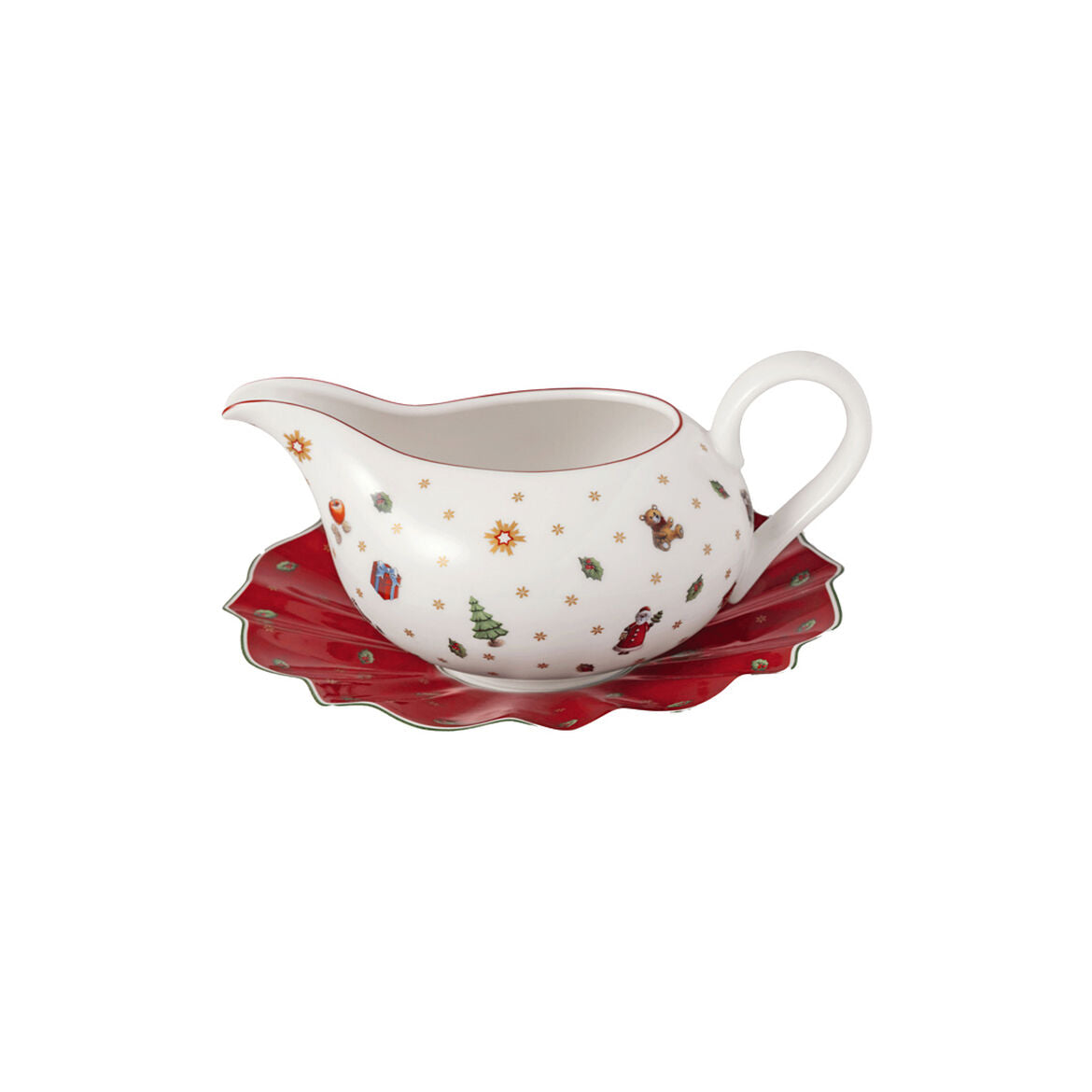 VILLEROY & BOCH Toy's Delight Salsiera con Piattino 250ml Porcellana Tavola di Natale