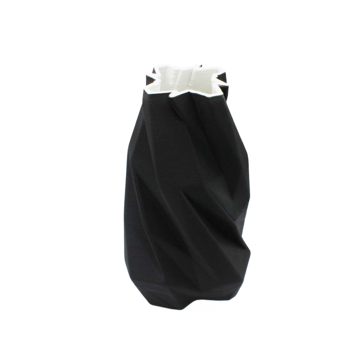 PALAIS ROYAL Vaso 3D Nero Forme 32cm Porcellana