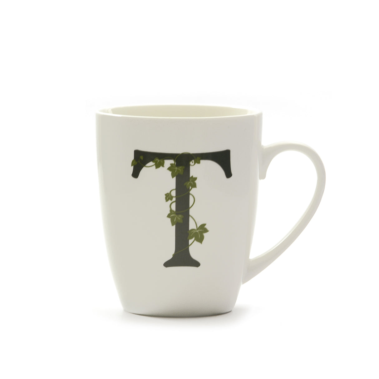 LA PORCELAINA BIANCA - Atupertu Mug Letter "T" 380ml