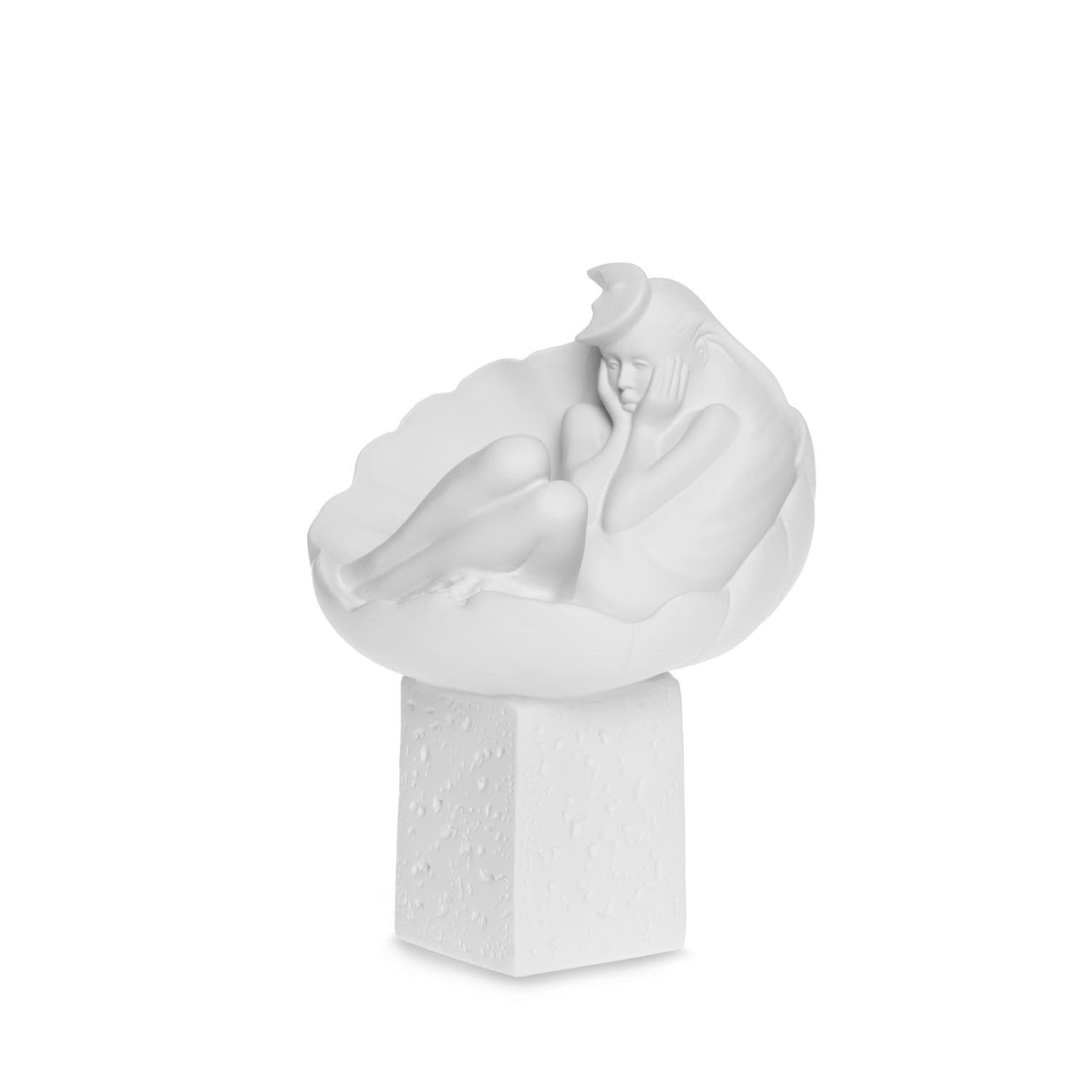 CHRISTEL by Sommer Figura Statuetta Zodiaco Cancro 20cm Bianco Porcellana