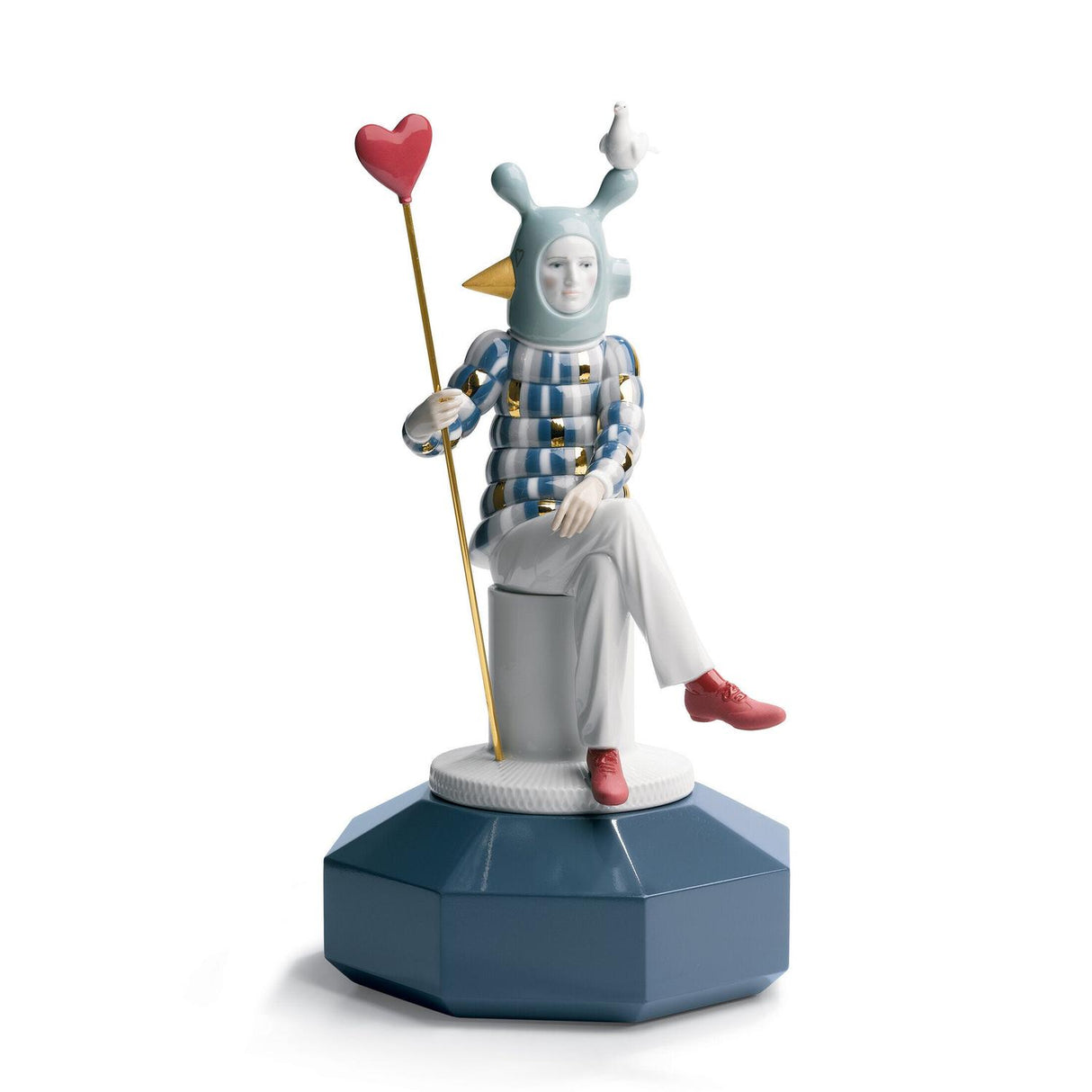 LLADRO' Scultura The Lover III By Jaime Hayon 38x22cm Porcellana