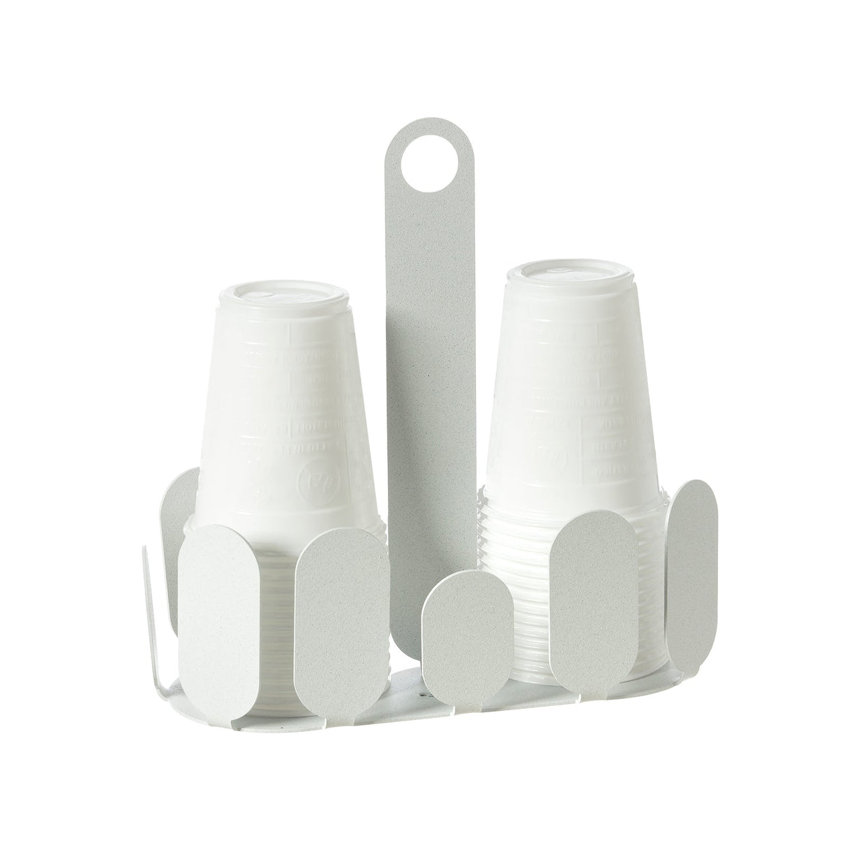 ARTI & MESTIERI Porta Bicchieri Park Bianco Marmo 20x8,7cm